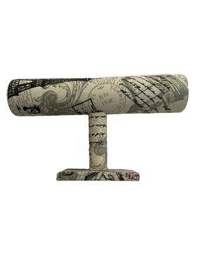PARIS Print T BAR Jewelry DISPLAY STAND For BRACELETS or Watches